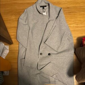 Banana Republic Gray Sweater Blazer